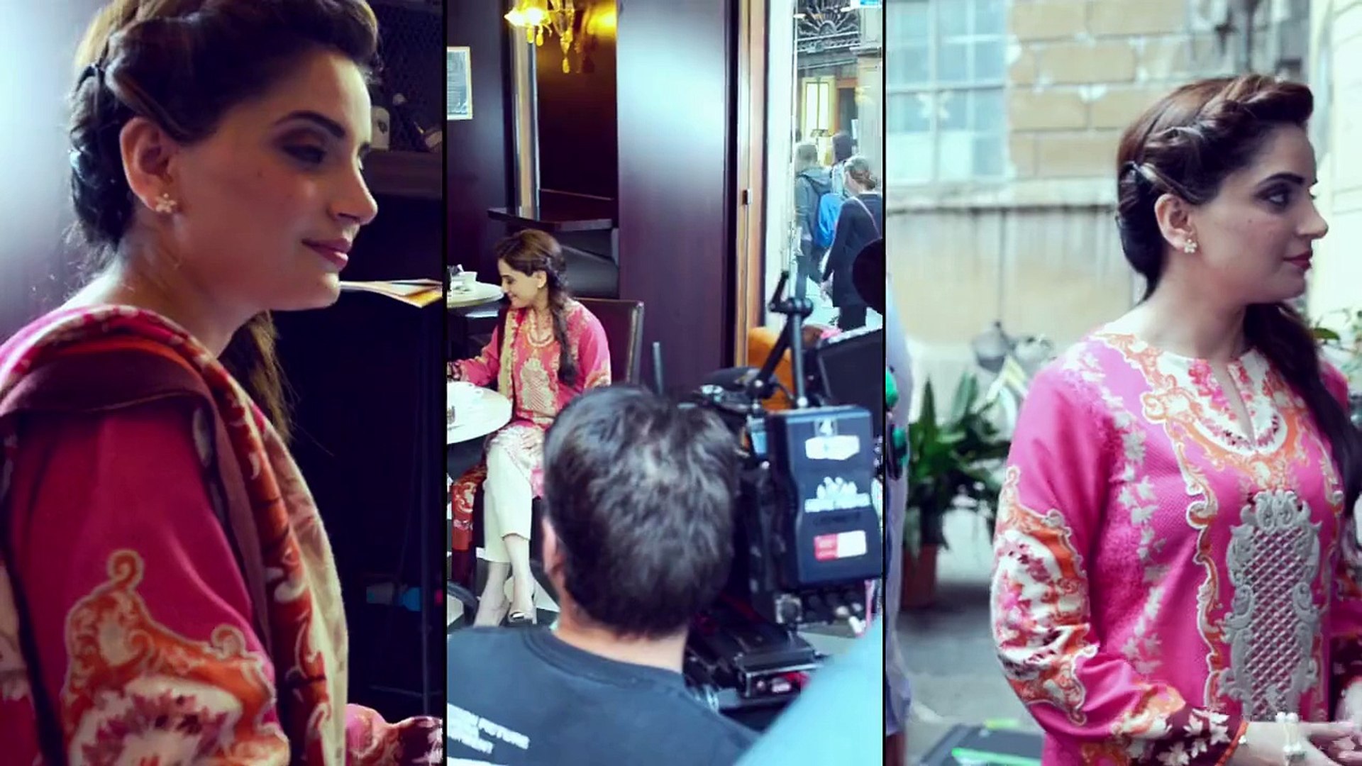 Behind the scenes of Armeena s upcoming movie janaan with Ali Rehman Khan janaan reham khan movie