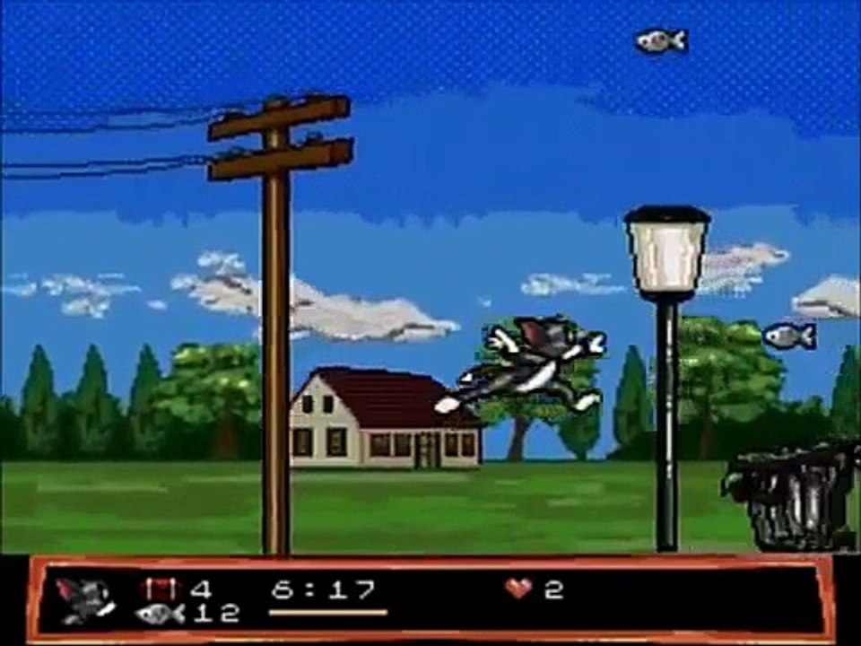 Tom and Jerry: Frantic Antics! Game (SNES)