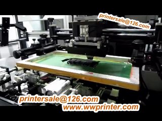 glass bottle auto screen printer