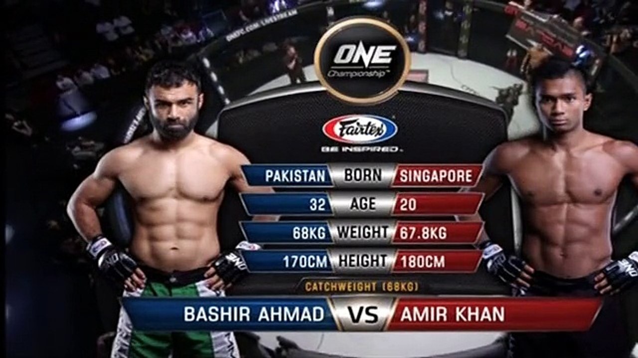 Bashir Ahmad vs Amir Khan in ONE FC 26