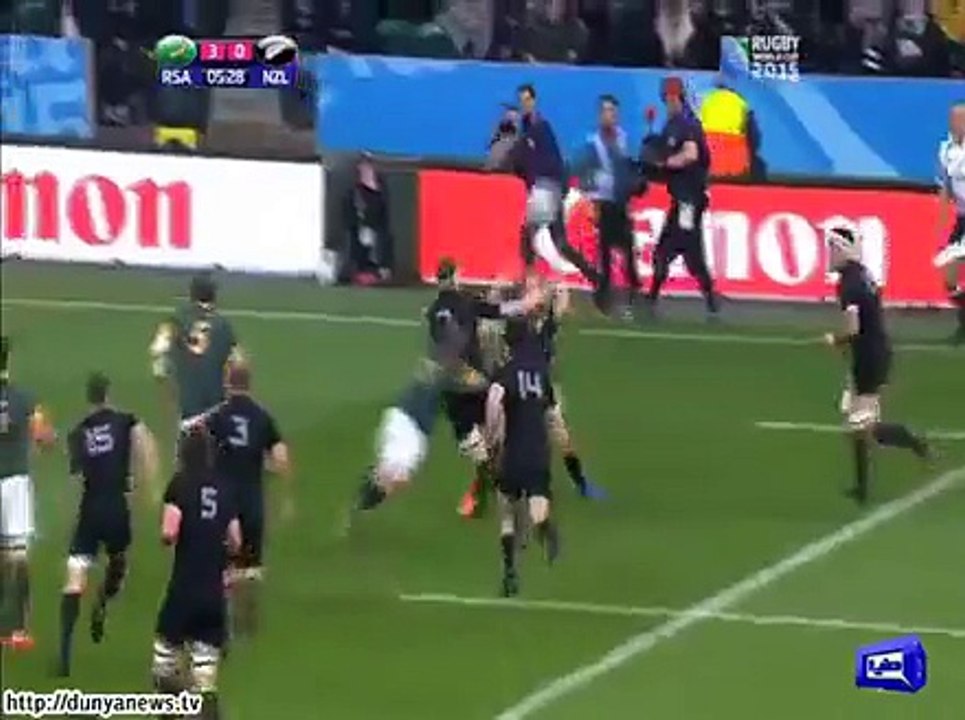 Rugby World Cup 2015- New Zealand progress to final after seeing off spirited South Africa.