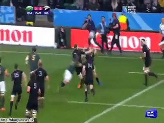 Rugby World Cup 2015- New Zealand progress to final after seeing off spirited South Africa.