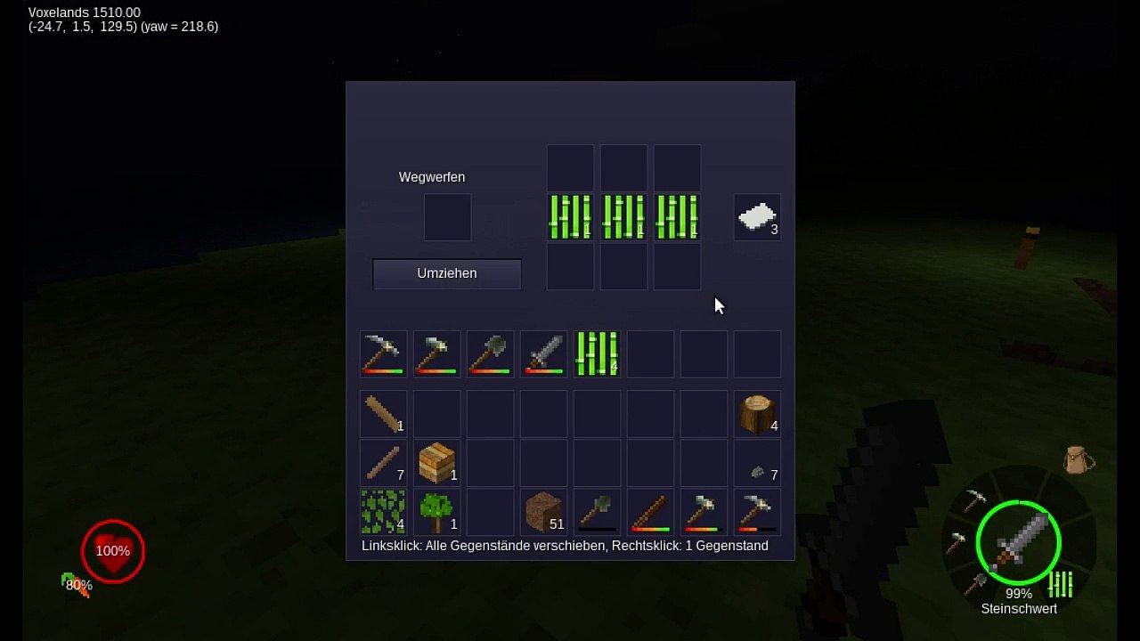 HowTo Voxelands 1510 - Spawnpoint festlegen / Spawnflagge craften