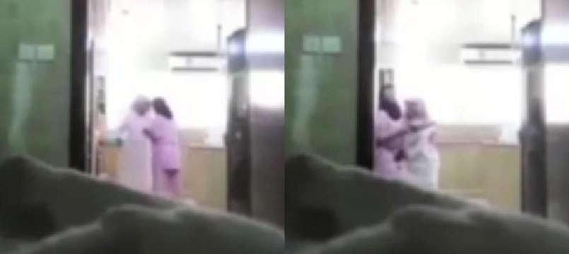 Kendisini aldatan kocasını kameraya kaydetti