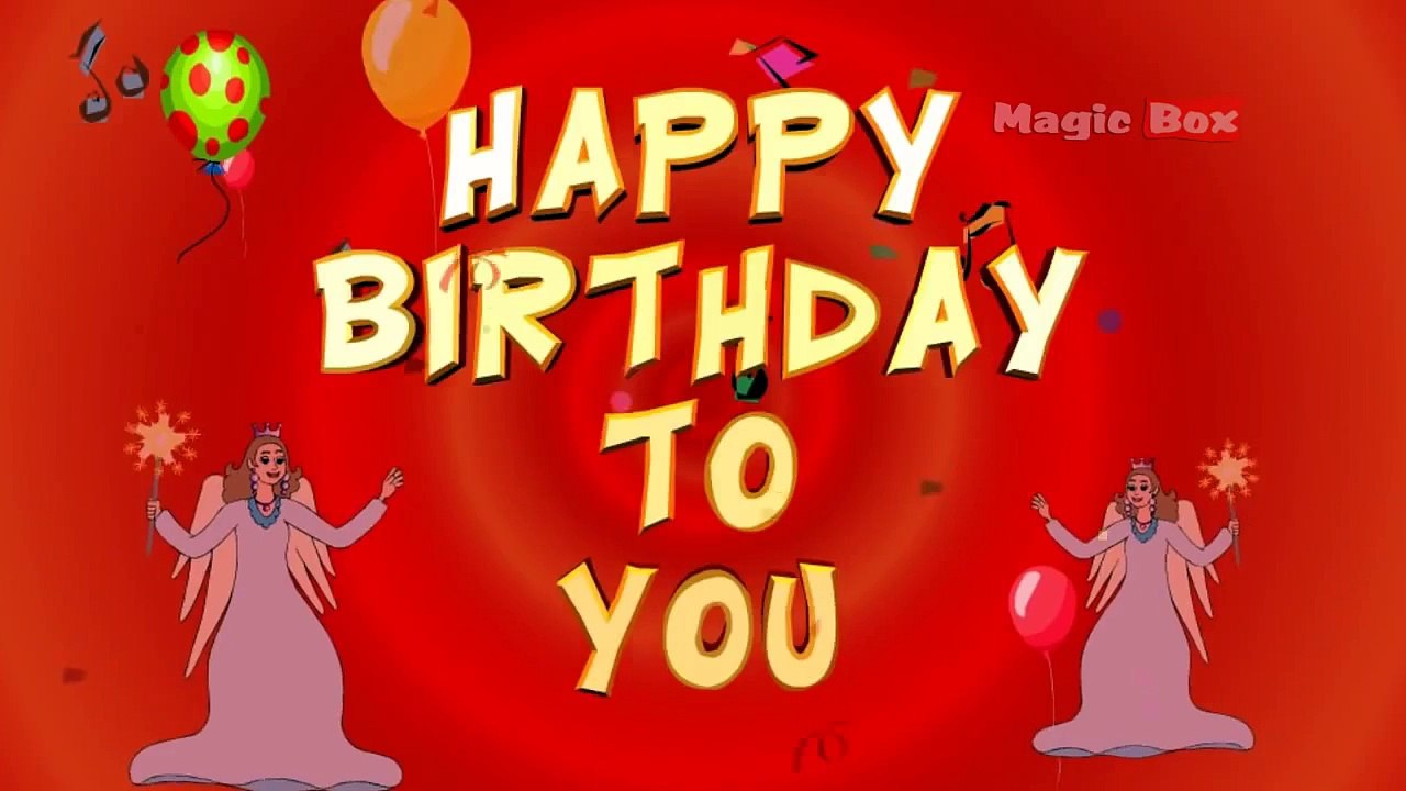 Happy Birthday To You English Nursery Rhymes Cartoon/Animated Rhymes For Kids
