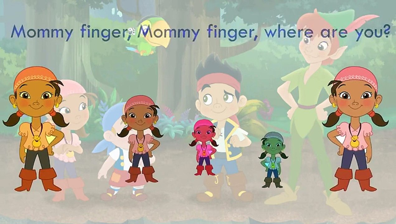 Jake And The Neverland Pirates Finger Family Song Daddy Finger Nursery Rhymes Full animate