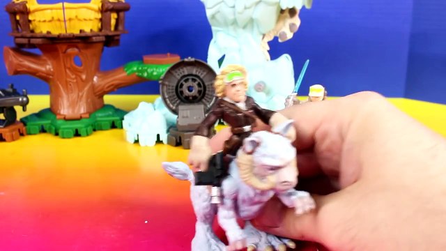 Star Wars Galactic Heroes Echo Base Encounter With Han Solo Tauntaun Luke Skywalker & Batm