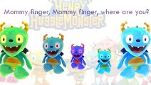 Henry Huggle Monster Finger Family Nursery kids Song | Cartoon Finger Family english Nurse