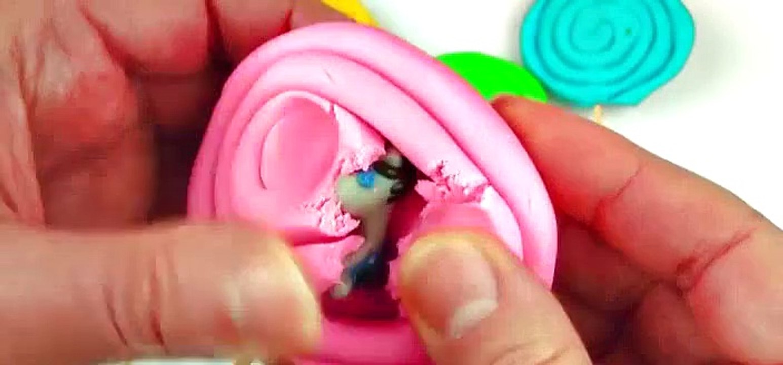 Lollipop Play-Doh Surprise Eggs Spongebob Minecraft Club Penguin My Little Pony Superman FluffyJet [Full Episode]