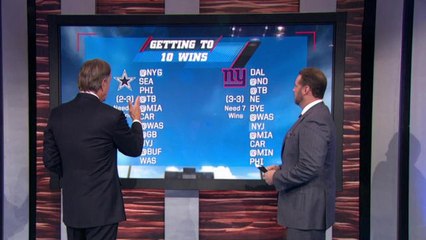 How can the Cowboys and Giants get to 10 wins?