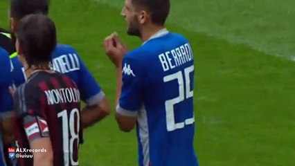 Carlos Bacca Goal AC Milan vs Sassuolo 1-0 2015