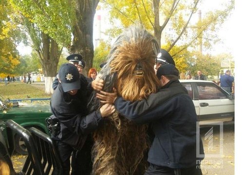 Арест Чубакки Патрульная полиция Одесса