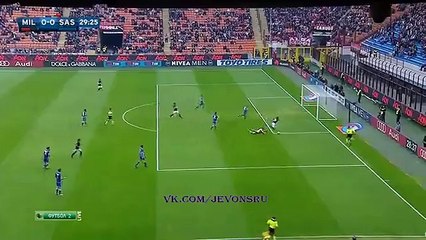 Carlos Bacca GOAL | Milan 1 - 0 Atalanta