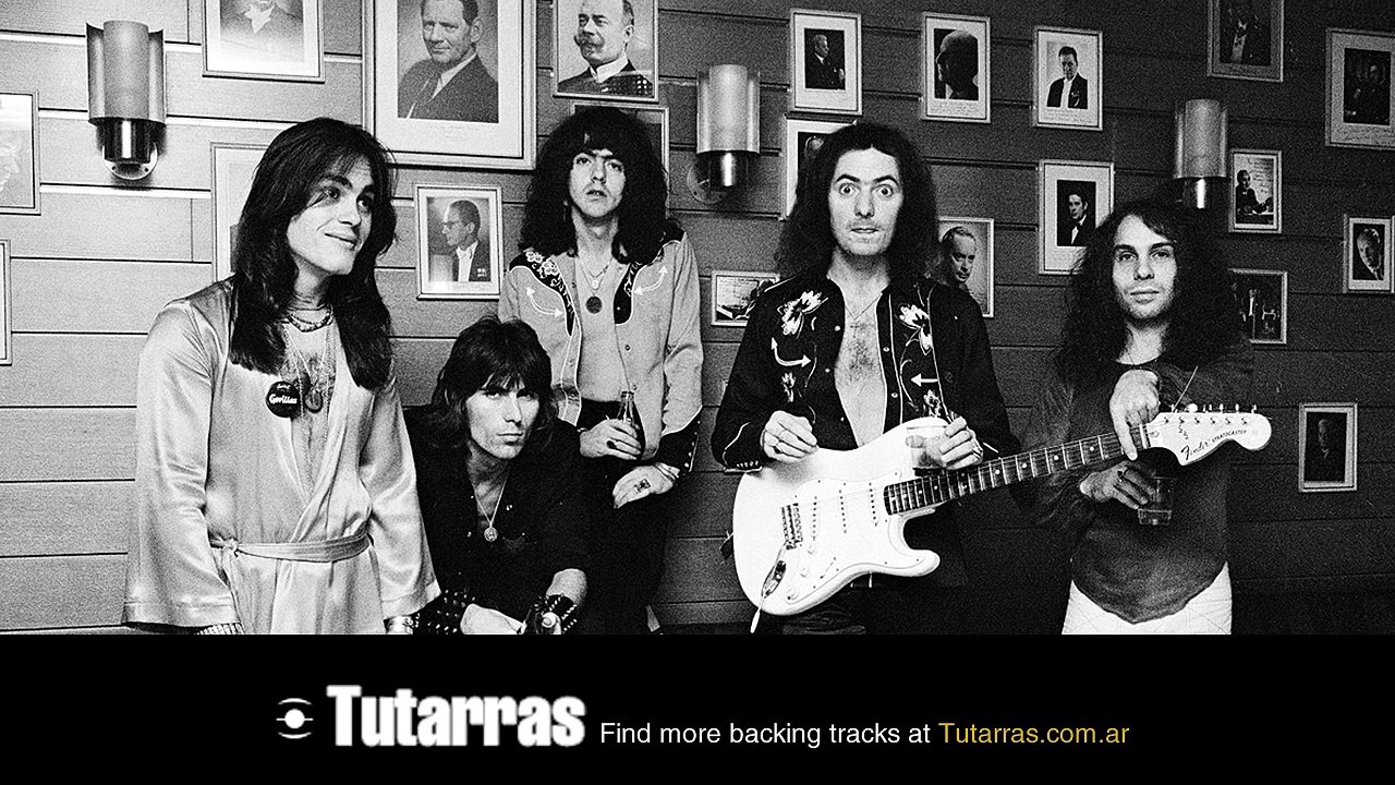 Rainbow - anybody there [Guitar Backing tracks]
