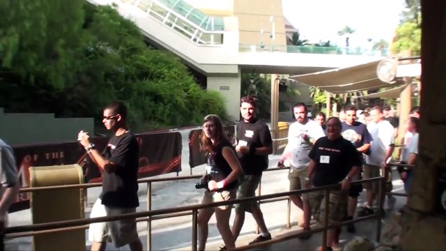 Revenge of the Mummy Roller Coaster Lights On Backstage Tour Universal Studios Hollywood