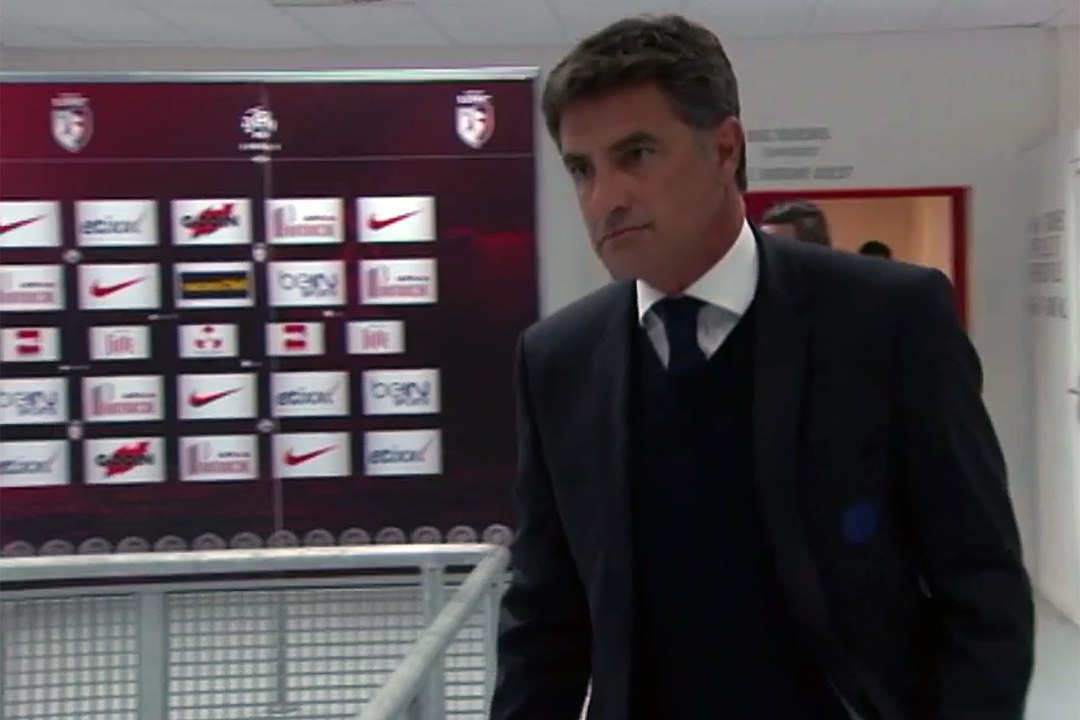 L'arrivée du bus de l'OM à Lille