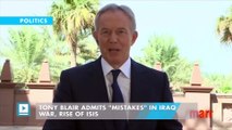 Tony Blair admits 