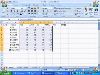 MS Excel  lecture 3 by Usfandyar