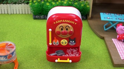 アンパンマンとPeppaPig かき氷を作ろう Shaved ice