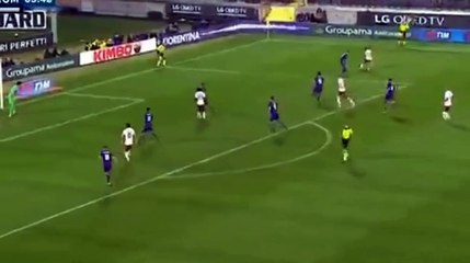 Mohammed Salah Amazing Goal - Fiorentina 0-1 AS Roma - Serie A 2015