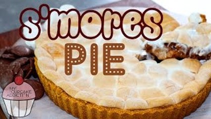 S'MORES PIE RECIPE | Chocolate Marshmallow Pie Dessert | My Cupcake Addiction