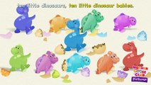 Ten Little Dinosaurs | Mother Goose Club Playhouse Kids Song