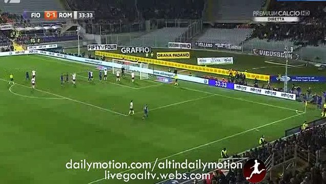 1st Half All Goals & Highlights - Fiorentina vs AS Roma - Serie A - 25.10.2015