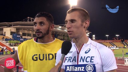 Timothée Adolphe - Fadil Bellaabouss - Série 400m T11 2ème