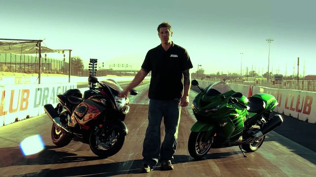 Kawasaki ZX 14R vs Suzuki Hayabusa! Head 2 Head Episode 2
