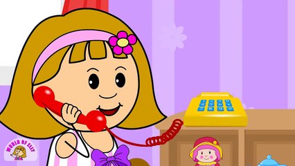 Elly talking to her Friends on the Telephone - Hello!