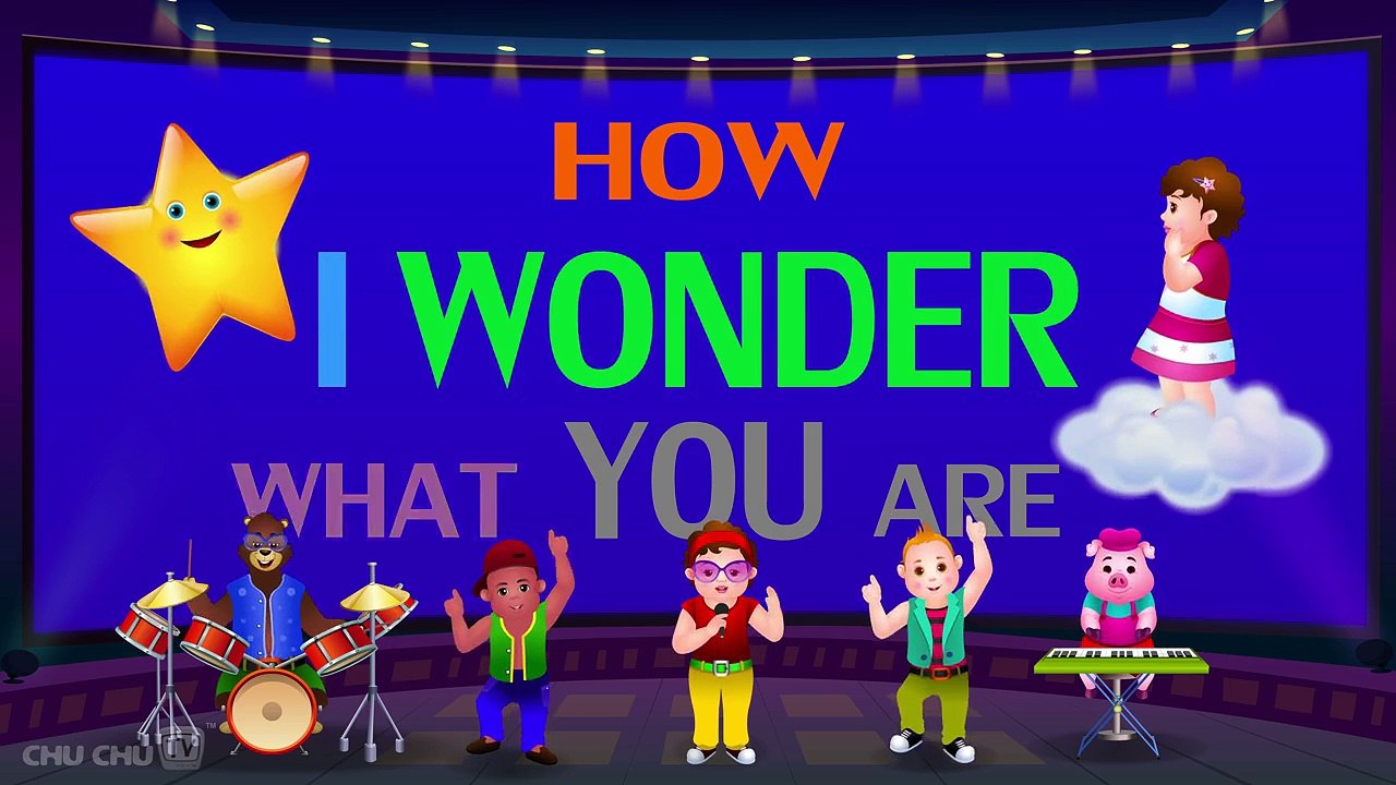 Twinkle Twinkle Little Star Nursery Rhymes Karaoke Songs For Children | ChuChu TV Rock n