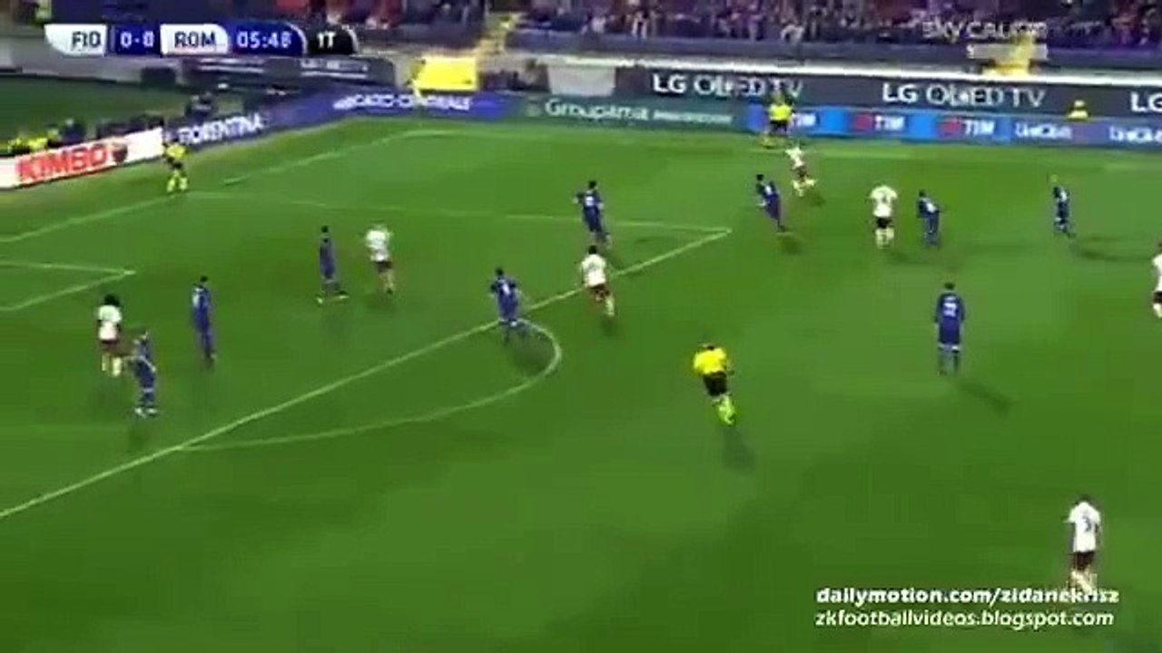 Fiorentina vs Roma 1-2 All Goals & Highlights 25-10-2015