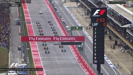 F1 - First turn crashes - Austin, TX