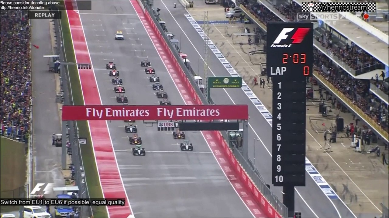 F1 - First turn crashes - Austin, TX