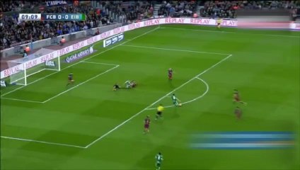 اهداف مباراة برشلونة وايبار ٢٥-١٠-٢٠١٥