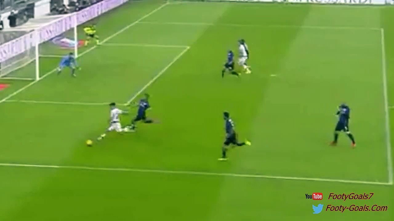 Mario Mandzukic Goal - Juventus vs Atalanta 2-0 (Serie A 2015)