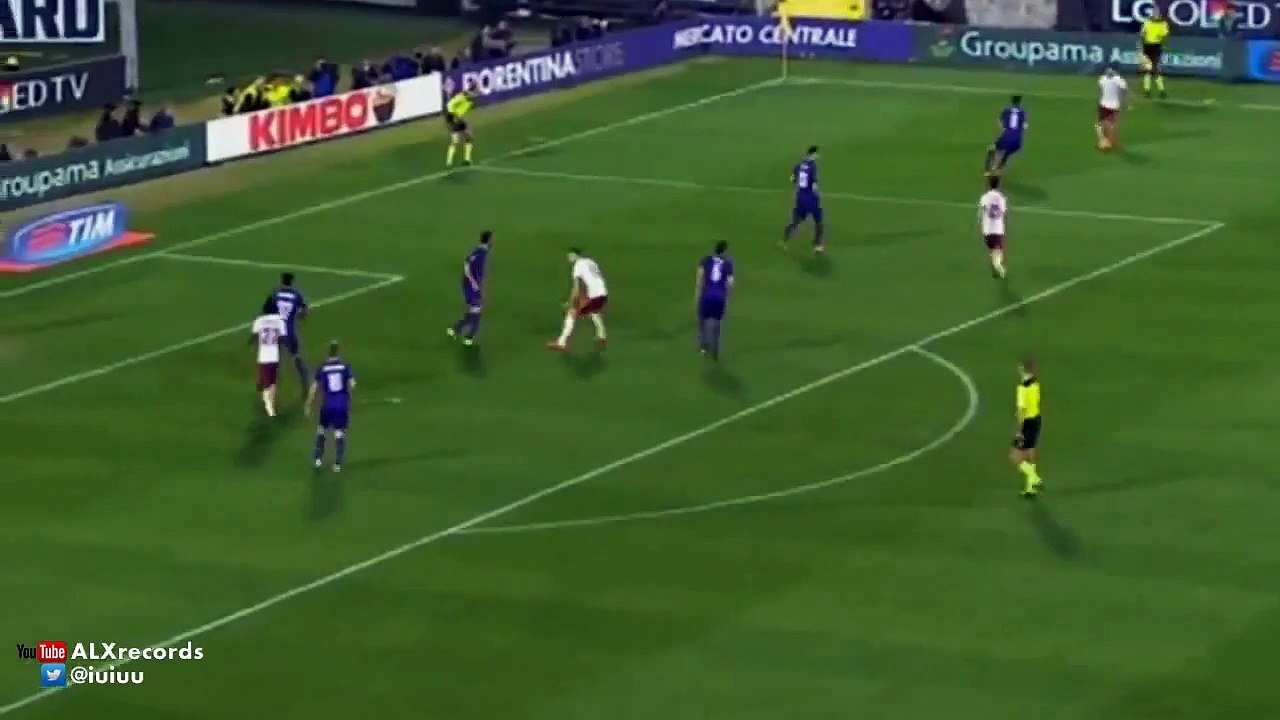 MohaMed Salah Amazing Goal Roma Vs Fiorentina 2 - 1 Today 25/10/2015