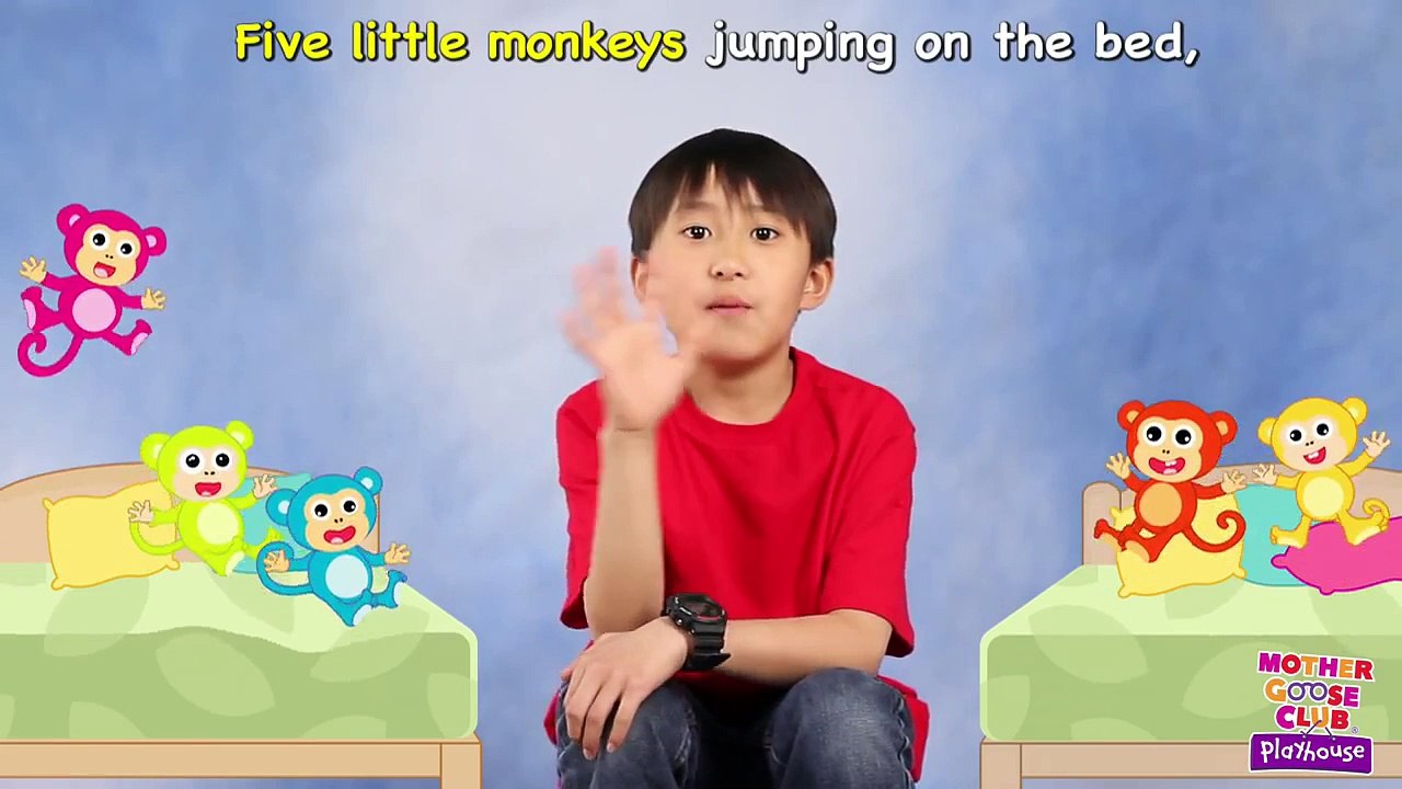 Five Little Monkeys | Mother Goose Club Playhouse Kids Karaoke
