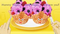 Ice Cream With Waffle Cone Fruits Finger Family Song Daddy Finger Nursery Rhymes Currant S