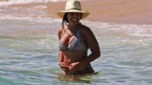 Sanaa Lathan Struts Her Bikini Bod on the Hawaiian Sands