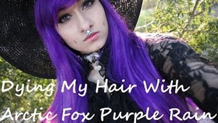 Dyeing My Hair With Arctic Fox Purple Rain