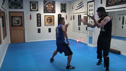 Safe Sparring - Sifu vs Nianzu - Touch & Light Contact - Oct 25 2015