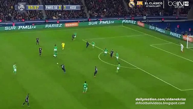 4-1 Lucas Moura GOAL - Paris Saint Germain v. Saint Etienne 25.10.2015 HD