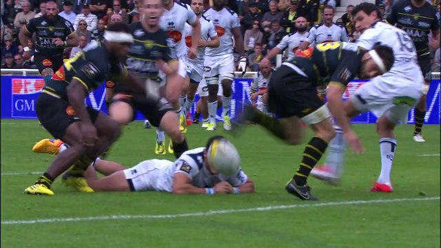 TOP 14 - La Rochelle - Agen : 23-6 - Essai Benjamin LAPEYRE (LAR) - Saison 2015/2016