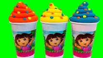 Play Doh Ice Creams Dora The Explorer Surprise Ice Creams Helados Dora La Exploradora Toy