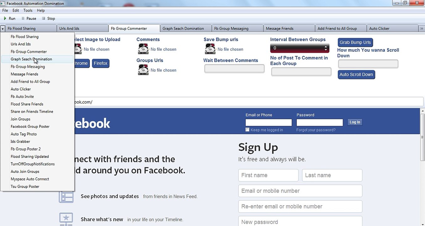 Facebook Automation Domination