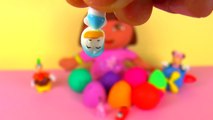 Play-Doh Surprise Eggs! Dora the Explorer PlayDoh Surprise eggs Princess Thomas Donald Duc