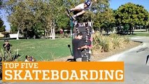 PEOPLE ARE AWESOME: TOP 5 - SKATEBOARDING