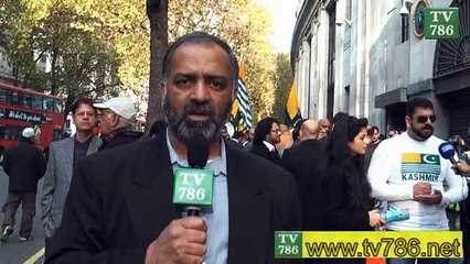 London Kashmiris Protest against Narendra Modi