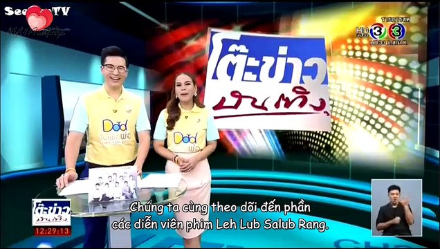 [vietsub] Nadech Yaya học diễn xuất cho Leh Lub Salub Rang - TKBT 23 Oct 2015